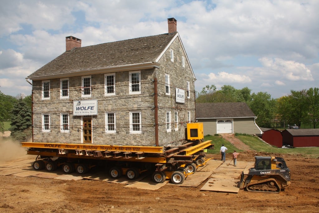 Historic Stone House Move - Landisville, PA | Wolfe House ...